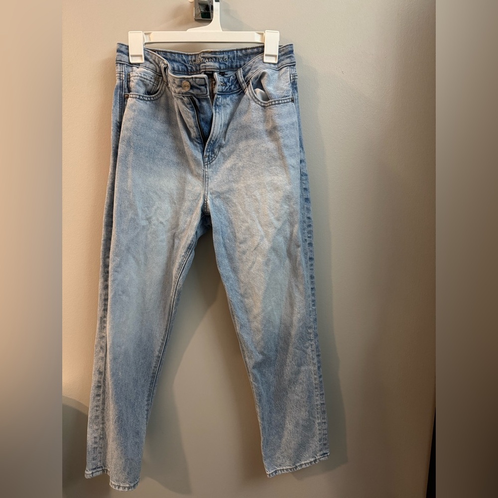 American Eagle Outfitters Blue Straight Leg Jeans Classic Style